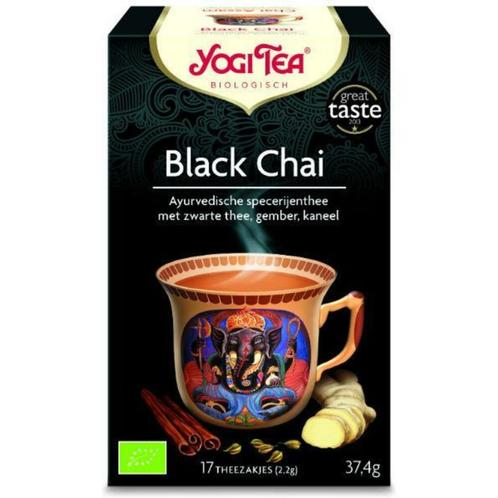 6x Yogi tea Black Chai Biologisch 17 stuks, Diversen, Levensmiddelen, Verzenden