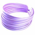 Fako Fashion® - Diadeem - Satijn - 10mm - Lichtpaars - 10, Sieraden, Tassen en Uiterlijk, Uiterlijk | Haarverzorging, Verzenden