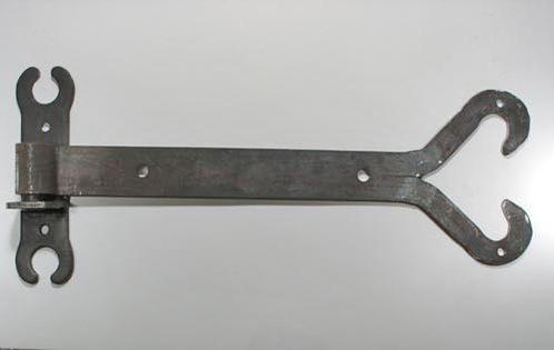 Gesmeed scharnier 45 cm., Doe-het-zelf en Verbouw, Hang- en Sluitwerk, Nieuw, Ophalen of Verzenden