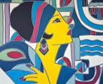 Patricia Kleyman - Grand Portrait Art Déco au Bandeau dune