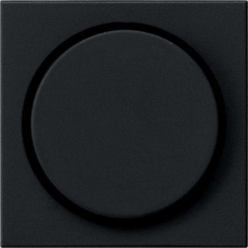 GIRA Systeem 55 Draaiknop dimmer Mat Zwart 0650005, Doe-het-zelf en Verbouw, Elektra en Kabels, Nieuw, Ophalen of Verzenden
