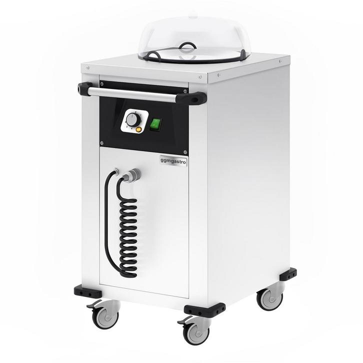 GGM Gastro | Bordenwarmer - verwarmd - met rollen - 50 |, Huis en Inrichting, Keuken | Servies, Effen, Nieuw, Bord(en), Verzenden