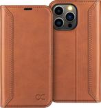 Retro hoesje geschikt voor iPhone 13 - Leer - Mobiele, Verzenden, Nieuw