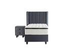 Opberg Boxspring Lina - diverse maten, Verzenden, Nieuw, Eenpersoons
