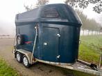 Mooie hoge sluis 2-paards met zadelkamer!, Ophalen, Zo goed als nieuw, Polyester, 2-paards trailer