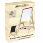 Kruzzel Houten Dubbelzijdig Bord - 65,5 x 40 x 33 cm - Kr..., Ophalen of Verzenden, Nieuw