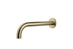 Inbouw-uitloop rond 30cm 1/2 geborsteld messing, Verzenden, Nieuw