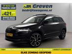 Škoda Karoq 1.5 TSI ACT 150PK Sportline Business AUT €421pm, Auto's, Automaat, Zwart, Nieuw, Benzine