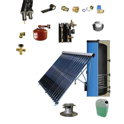 Tapwater zonneboiler 150L+ Prisma Pro 18 5 meter DN16 dubbel, Doe-het-zelf en Verbouw, Geisers en Boilers, Nieuw, Verzenden