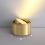 Koperen LED Plafondlamp – Verstelbare Spot Gang Woonkamer, Huis en Inrichting, Lampen | Spots, Verzenden, Nieuw
