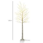 Kunstboom, Kunstberk, Met 180 LEDs, 3 Helderheidsniveaus, W, Huis en Inrichting, Lampen | Hanglampen, Verzenden, Nieuw