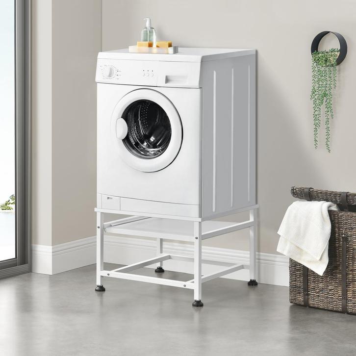 Wasmachine sokkel verhoger met plank 63x54x41 tot 150 kg, Huis en Inrichting, Overige Huis en Inrichting, Verzenden