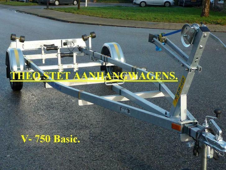 Topkwaliteit voor de laagste prijs | Enkelas 750 kg, Watersport en Boten, Boottrailers, Minder dan 1500 kg, Minder dan 6 meter
