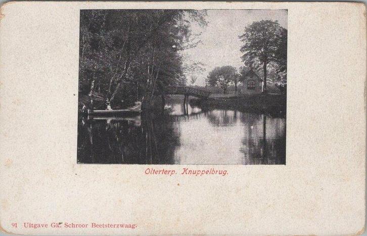 OLTERTERP - Knuppelbrug, Verzamelen, Ansichtkaarten | Nederland, Verzenden