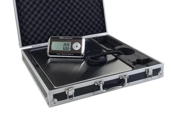 platformweegschaal Kofferweegschaal plateauweegschaal 150kg, Doe-het-zelf en Verbouw, Weegschalen, Verzenden