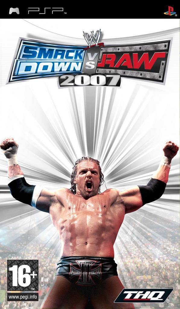 PSP WWE SmackDown vs. Raw 2007, Spelcomputers en Games, Games | Sony PlayStation Portable, Zo goed als nieuw, Verzenden