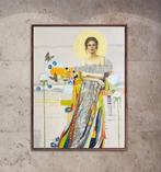 Leila Bayat - Portrait abstract oilpainting