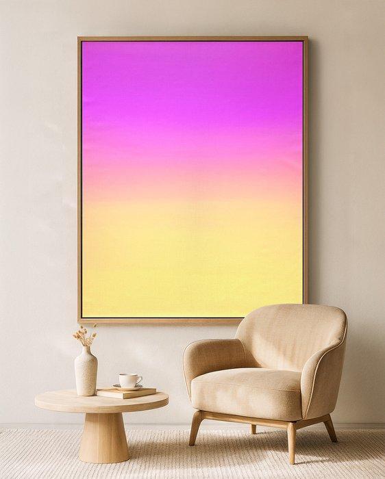 Sven Pels - The Warm Horizon - Colorful Modern Art, Antiek en Kunst, Kunst | Schilderijen | Modern