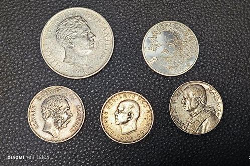 Wereld. World lot of 5 silver coins. (Zonder Minimumprijs), Postzegels en Munten, Munten | Europa | Niet-Euromunten