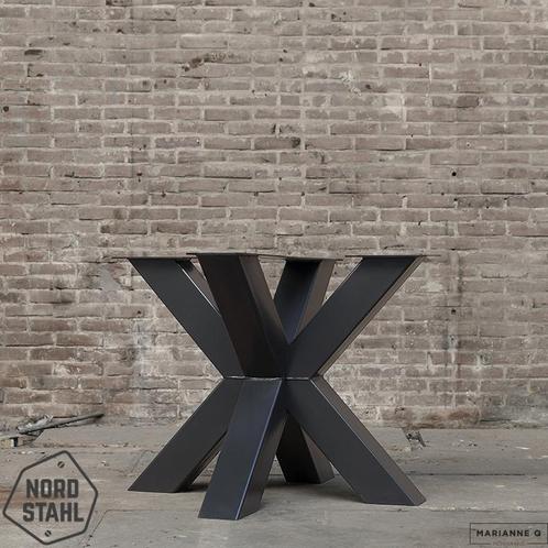 Stalen onderstel tafel - Double X leg heavy - Nordstahl, Huis en Inrichting, Tafelonderdelen, Nieuw, Verzenden