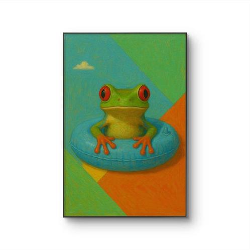 Tomas - Ready to Leap, Antiek en Kunst, Kunst | Schilderijen | Modern
