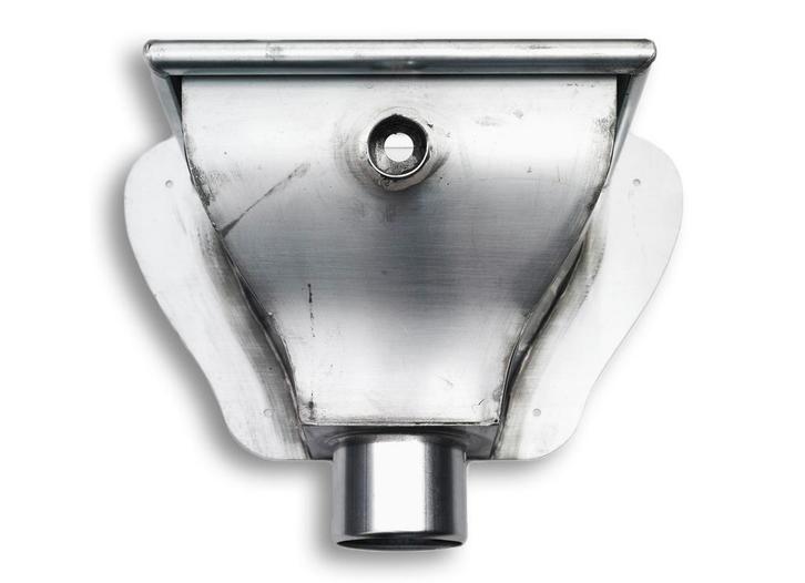RHEINZINK Vergaarbak Haarlem walsblank 100mm Xl, Doe-het-zelf en Verbouw, Buizen en Afvoer, Ophalen of Verzenden