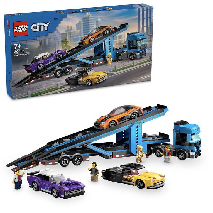 LEGO City - Car Transporter Truck with Sports Cars 60408, Kinderen en Baby's, Speelgoed | Duplo en Lego, Ophalen of Verzenden
