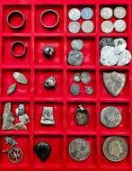 Nederland. Verzameling oud zilver van 155 gram (65 stuks,, Postzegels en Munten