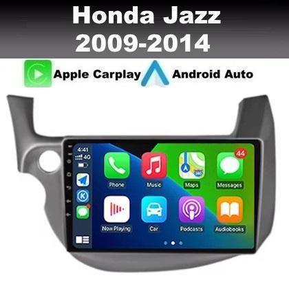 Honda Jazz 2009-2014 radio navigatie android 14 carplay dab+, Auto diversen, Autonavigatie, Nieuw, Ophalen of Verzenden