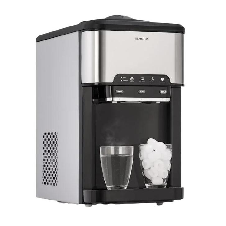 IJsblokjesmachine Ice Maker Ijsmachine Aqueous RVS, Witgoed en Apparatuur, Keukenmixers, Refurbished, 4 liter of meer, Ophalen of Verzenden