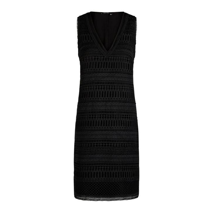 Marc Aurel • zwarte crochet jurk • 36, Kleding | Dames, Jurken, Zwart, Nieuw, Maat 36 (S), Verzenden