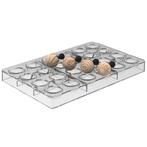 Silikomart Bonbonvorm Rond (24) + Choco Stamps (4) Ø3,1cm, Verzenden, Nieuw