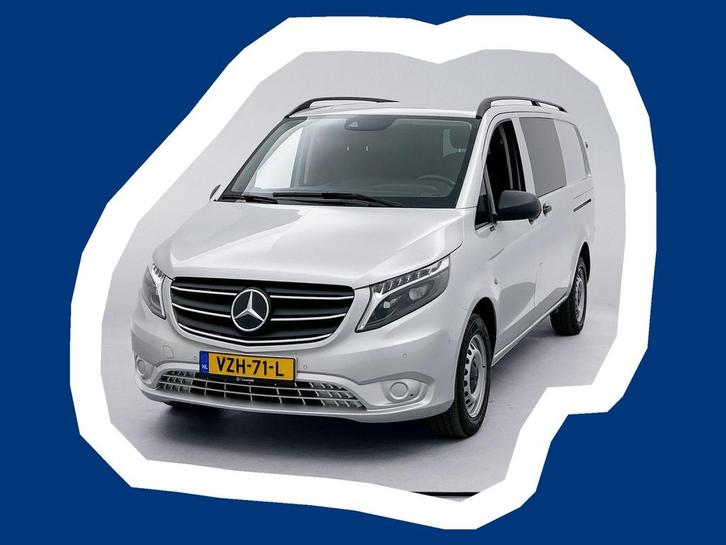 Zakelijke Lease |  Mercedes-Benz Vito 114 CDI Lang Led kopla, Auto's, Bestelauto's, Lease, Overige kleuren, Automaat, Overige kleuren