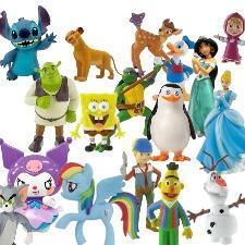 Vele Taartoppers van Disney en vele cartoons / striphelden, Hobby en Vrije tijd, Taarten en Cupcakes maken, Nieuw