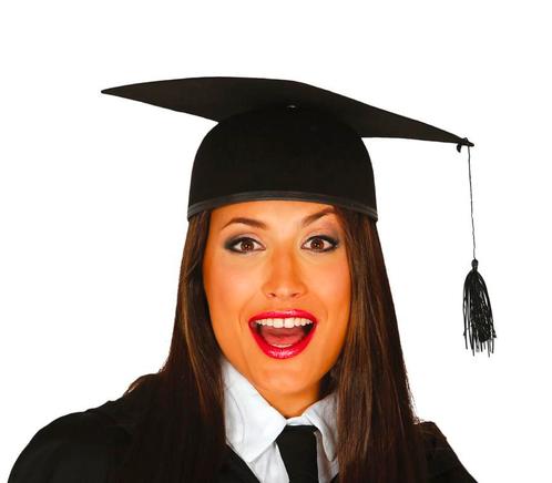 Studenten Hoed 19,5cm, Hobby en Vrije tijd, Feestartikelen, Nieuw, Verzenden