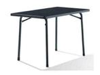 Sieger (camping) tafel 140 x 90 cm D.grijs leisteen decor., Nieuw, Overige materialen