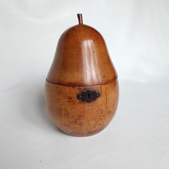 Theekistje / doosje - fruit - Tea Caddy - appelvormige boom, Antiek en Kunst, Antiek | Overige Antiek