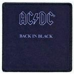 AC/DC - Back in Black - patch officiële merchandise, Verzamelen, Nieuw, Ophalen of Verzenden, Kleding
