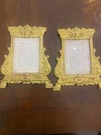 Paar prachtige Cartagloria-kaarten (2) - Glas, Messing,