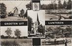 LUNTEREN - Meerluik Groeten uit Lunteren, Verzamelen, Ansichtkaarten | Nederland, Verzenden, Gelopen
