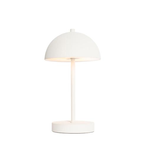 Buiten tafellamp mushroom wit oplaadbaar 3-staps dimbaar -, Huis en Inrichting, Lampen | Tafellampen, Nieuw, Kunststof, Minder dan 50 cm