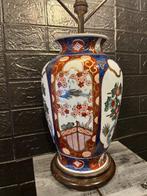 Tafellamp - Hout, Messing, Metaal, Porselein - Japanse