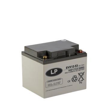Landport (LP) EVX12053 Deep Cycle 12 v 53 ah AGM / GEL /, Auto-onderdelen, Accu's en Toebehoren, Nieuw, Ophalen of Verzenden