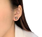 Oorbellen - 18 karaat Geel goud - 0.47ct. tw. Saffier -, Sieraden, Tassen en Uiterlijk, Oorbellen, Nieuw