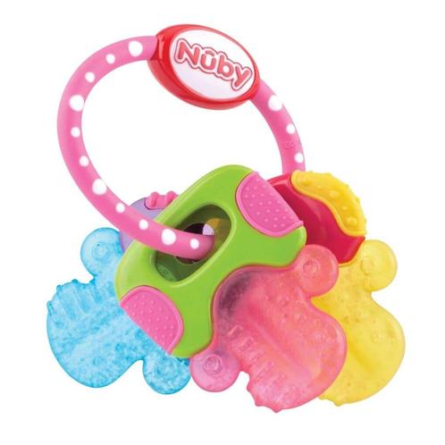 Nûby 3+M Koelbijtsleutels, Kinderen en Baby's, Speelgoed | Babyspeelgoed, Nieuw, Verzenden