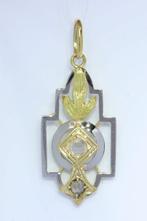 Zonder Minimumprijs - Hanger - 18 karaat Geel goud, Witgoud, Sieraden, Tassen en Uiterlijk, Antieke sieraden