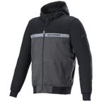 Alpinestars Chrome Street Hoodie Zwart Melange Zwart, Motoren, Kleding | Motorkleding, Nieuw met kaartje, Jas | textiel, Alpinestars
