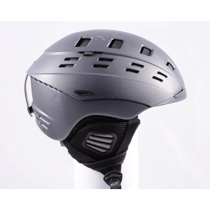 51 52 53 54 55 skihelm/snowboardhelm SMITH VARIANT Grey, air, Sport en Fitness, Skiën en Langlaufen, Gebruikt, Verzenden