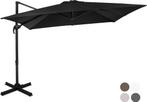 Tweedekans | VONROC Premium Zweefparasol Pisogne 300x300cm –, Doe-het-zelf en Verbouw, Ophalen of Verzenden, Gebruikt