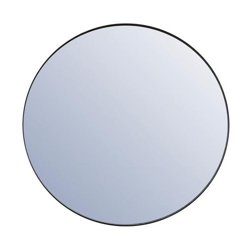 *WOONWINKEL* By-Boo Immense Ronde Spiegel 120 Cm Zwart, Huis en Inrichting, Woonaccessoires | Spiegels, Nieuw, Verzenden